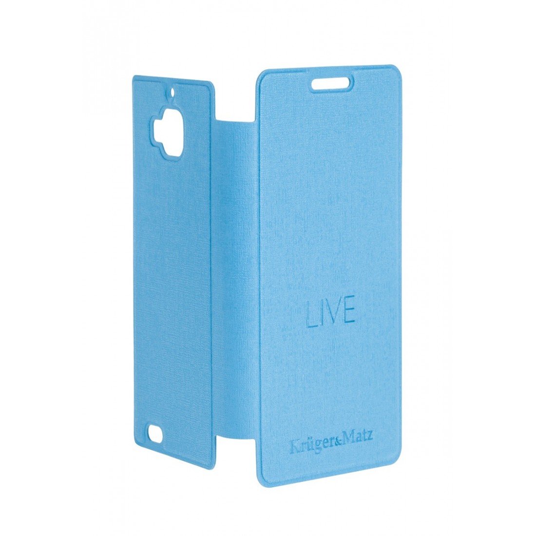 FLIP COVER ALBASTRU LIVE KRUGER&MATZ