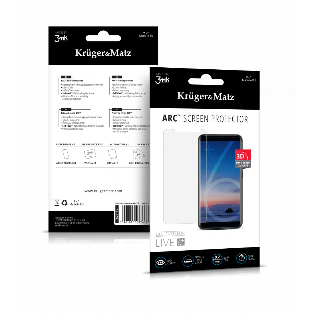 FOLIE PROTECTIE LIVE 6+ KRUGER&MATZ