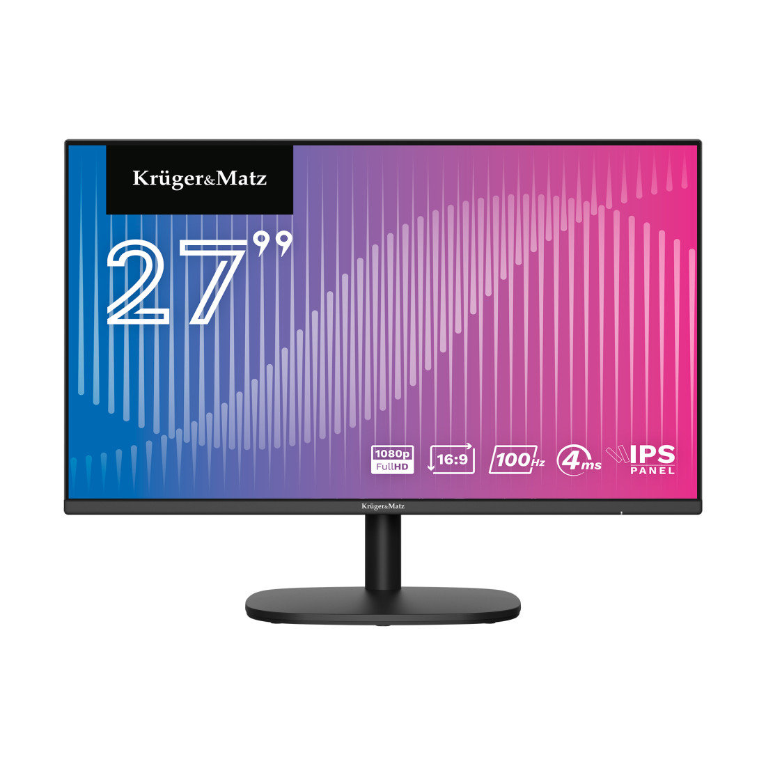 MONITOR IPS E-LED 100HZ 4MS 27 INCH KRUGER&MATZ