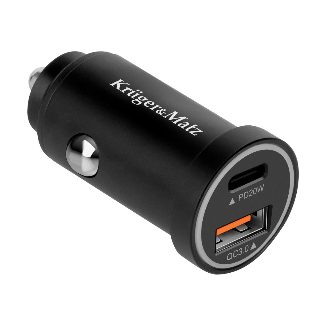 INCARCATOR AUTO USB-A / TYPE C QC PD 38W KRUGER&MATZ