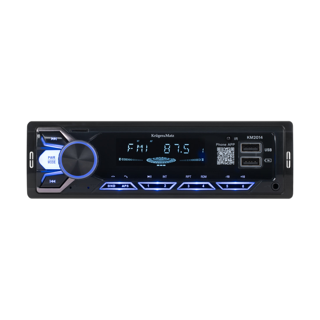 PLAYER AUTO 1 DIN 4X15W KRUGER&MATZ
