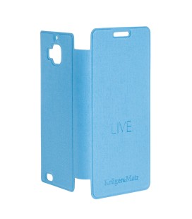 FLIP COVER ALBASTRU LIVE KRUGER&MATZ