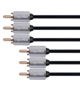 CABLU 3RCA-3RCA 1.8M KRUGER&MATZ