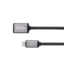 CABLU PRELUNGITOR USB-MICRO USB 0.2M KRUGER&MATZ