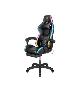 SCAUN GAMING GX-150 NEGRU LED KRUGER&MATZ