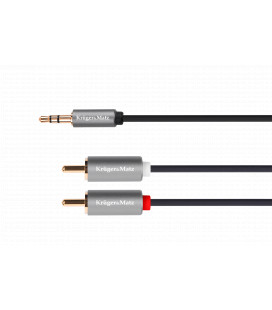 CABLU JACK 3.5 - 2RCA 3M BASIC K&M
