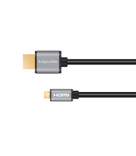 CABLU HDMI  - MICRO HDMI 1.8M BASIC K&M