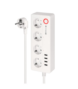 PRELUNGITOR SMART 4 PRIZE SCHUKO 4 USB CONNECT P6 TUYA