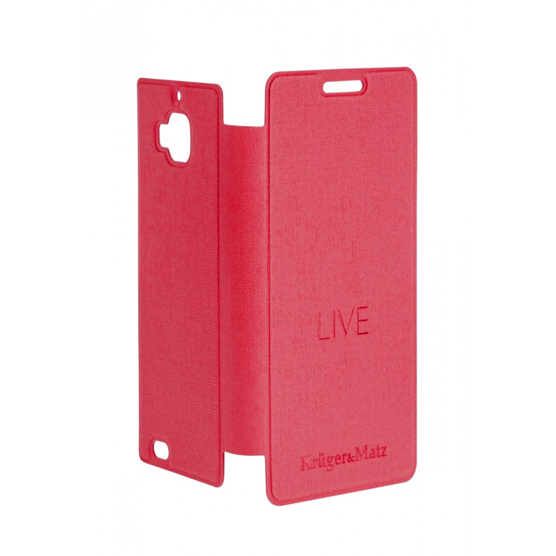 FLIP COVER ROSU LIVE KRUGER&MATZ