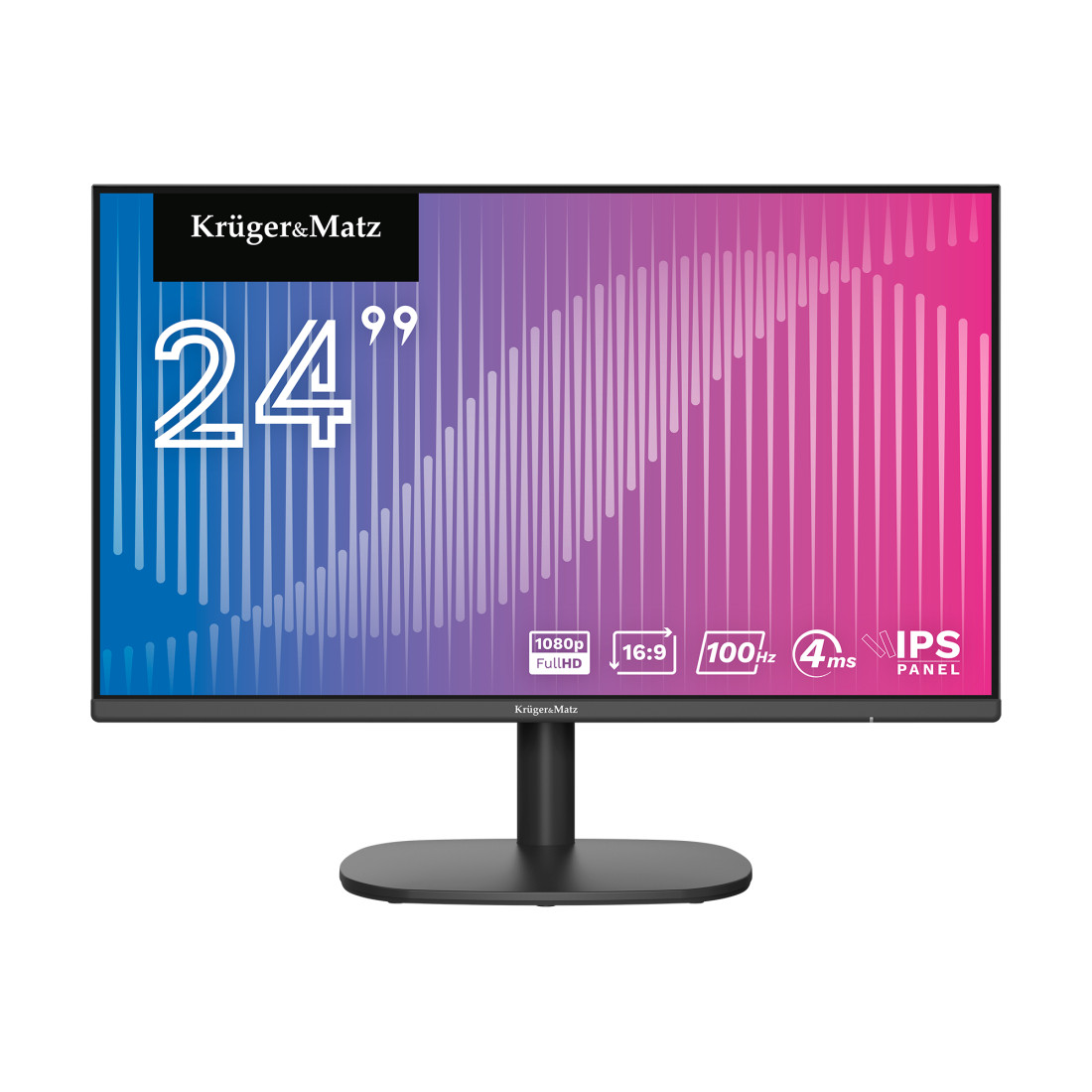 MONITOR IPS E-LED 100HZ 4MS 24 INCH KRUGER&MATZ