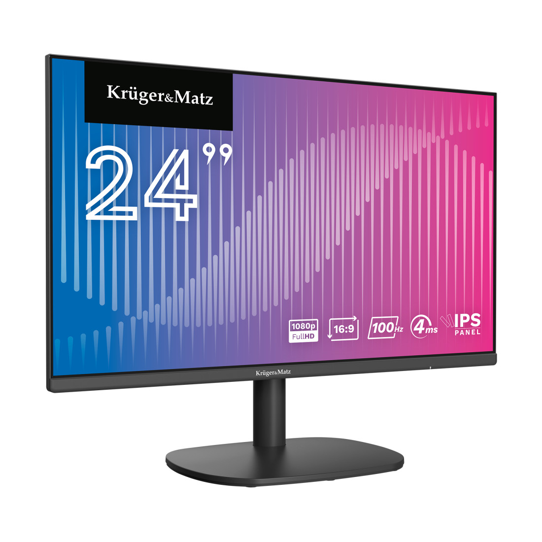 MONITOR IPS E-LED 100HZ 4MS 24 INCH KRUGER&MATZ
