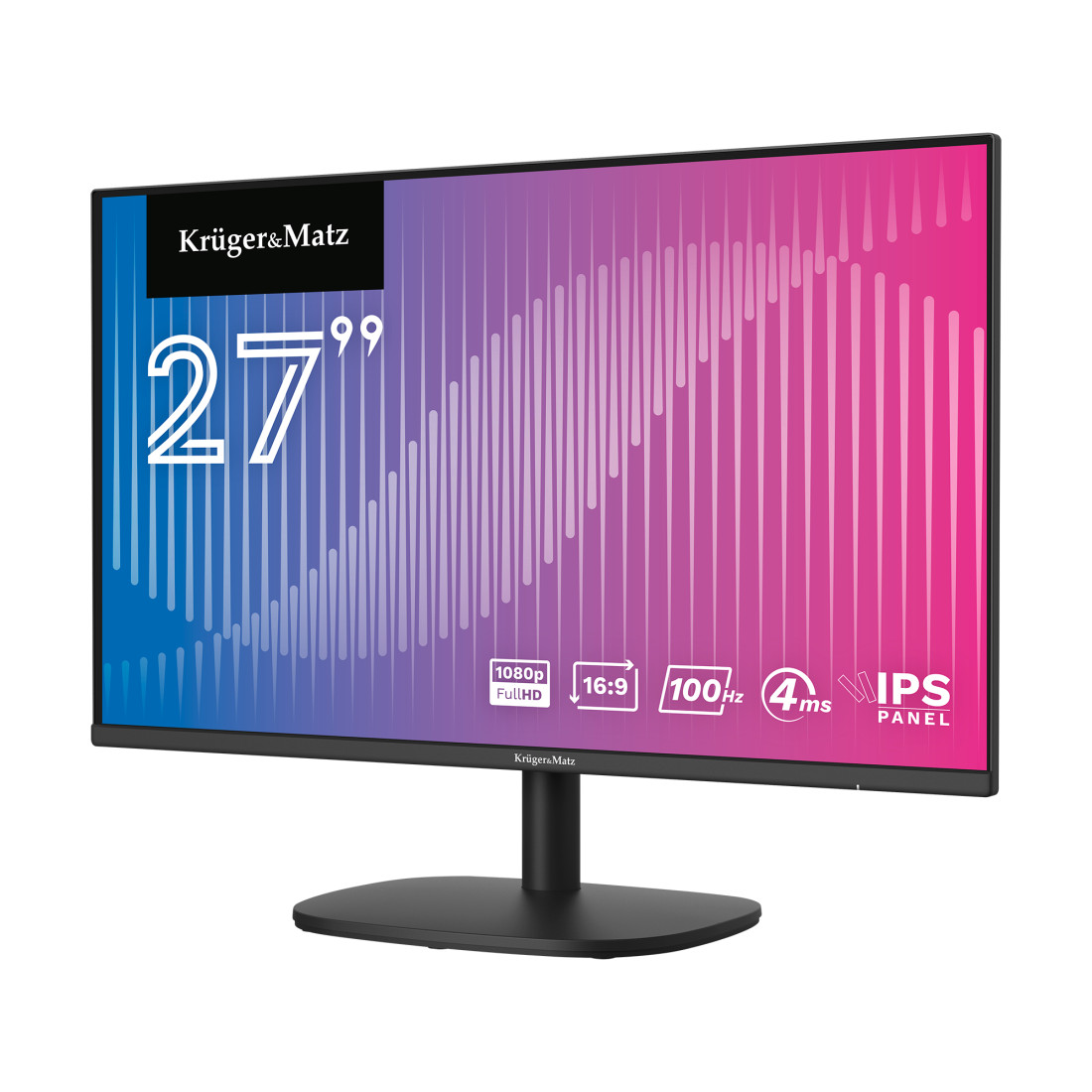 MONITOR IPS E-LED 100HZ 4MS 27 INCH KRUGER&MATZ