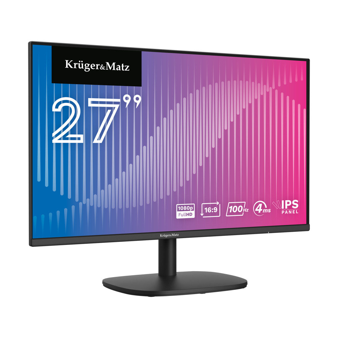 MONITOR IPS E-LED 100HZ 4MS 27 INCH KRUGER&MATZ