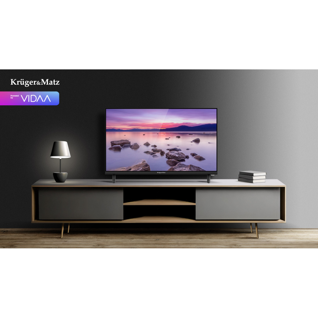 TV LED HD SMART VIDAA 24INCH 61CM 220V KRUGER&MATZ