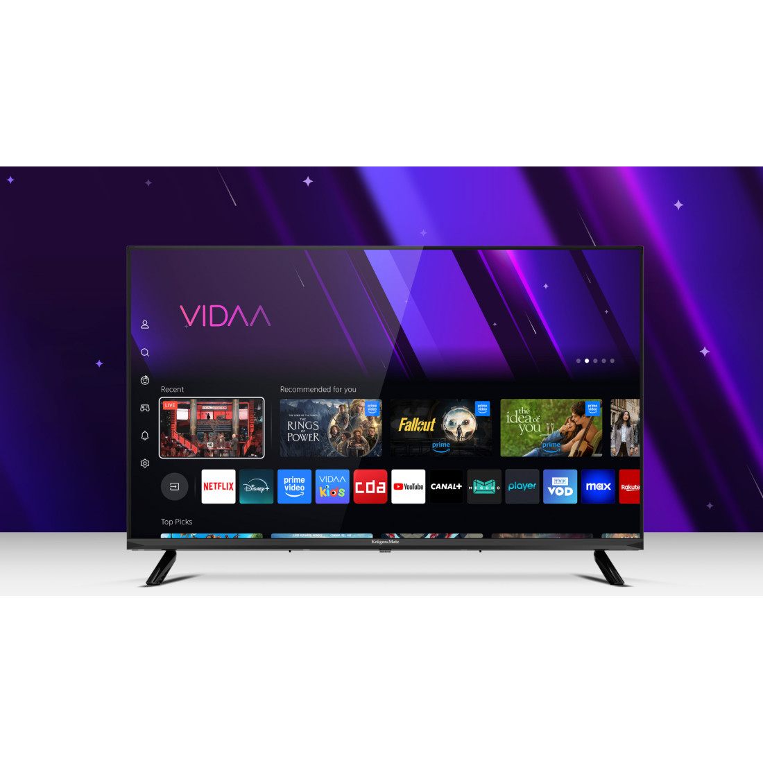 TV HD 32 INCH 81 CM DVB-T2/S2 VIDAA KRUGER&MATZ