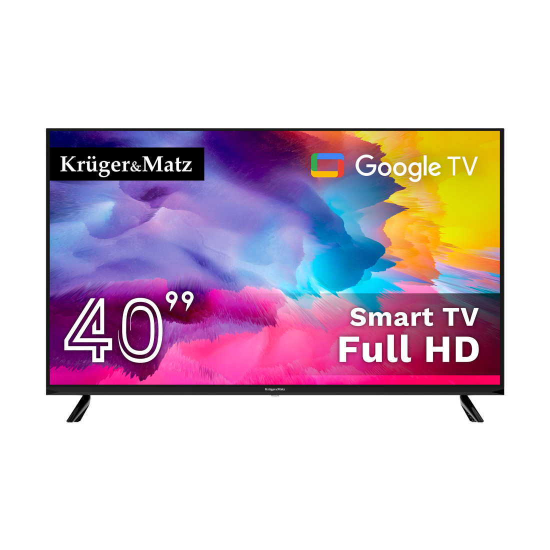 GOOGLE SMART TV 40 INCH 101CM H265 HEVC KRUGER&MATZ
