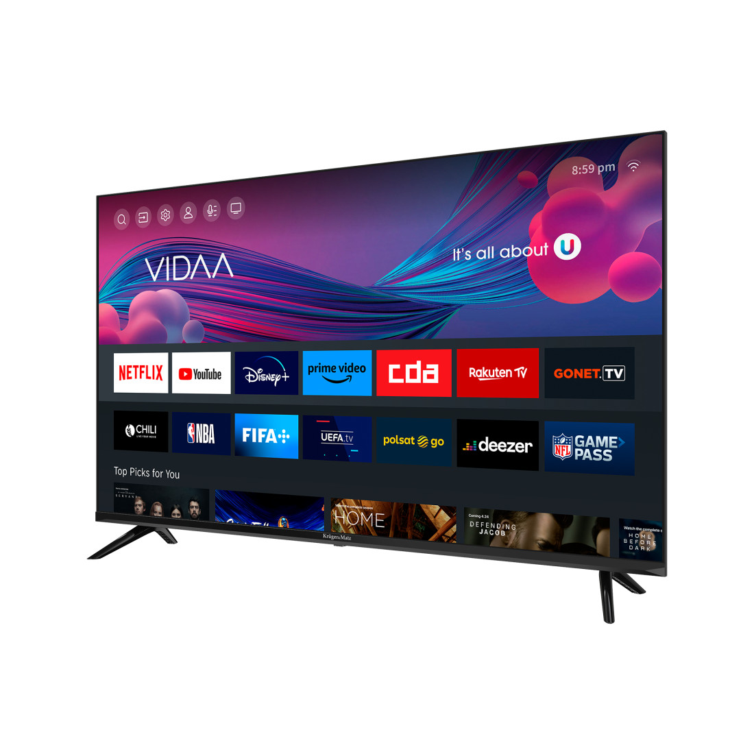 TV FULL HD 43 INCH 108CM SMART VIDAA KRUGER&MATZ
