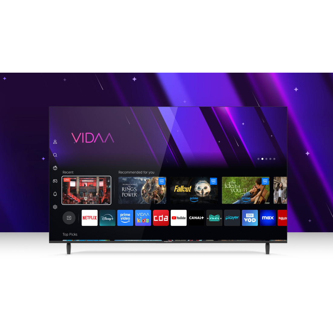 TV ULTRAHD 4K 50 INCH 125CM SMART VIDAA KRUGER&MATZ