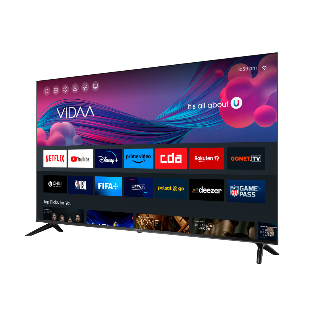 TV ULTRAHD 4K 65 INCH 165CM SMART VIDAA KRUGER&MATZ