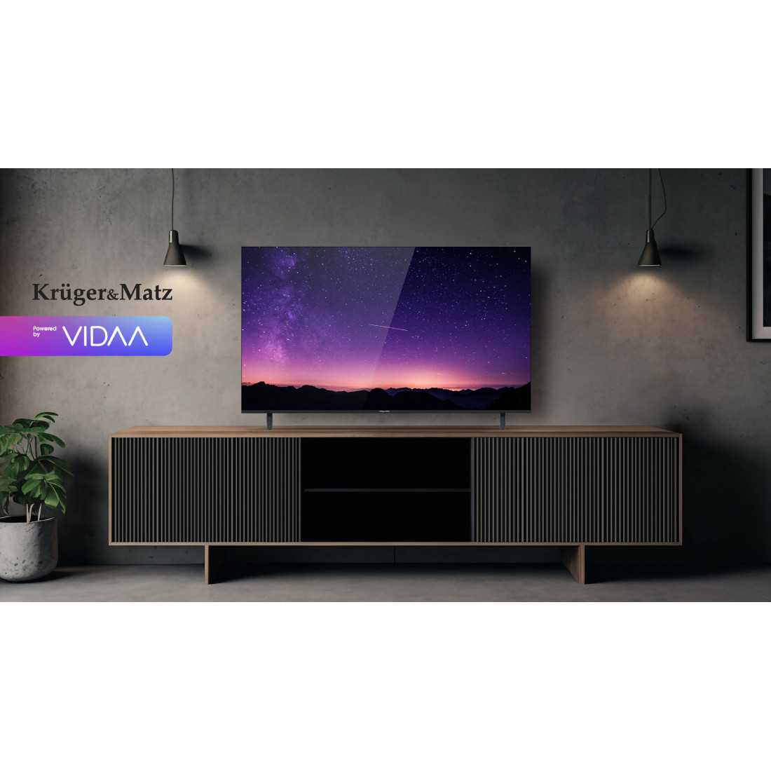 TV ULTRAHD 4K 65 INCH 165CM SMART VIDAA KRUGER&MATZ