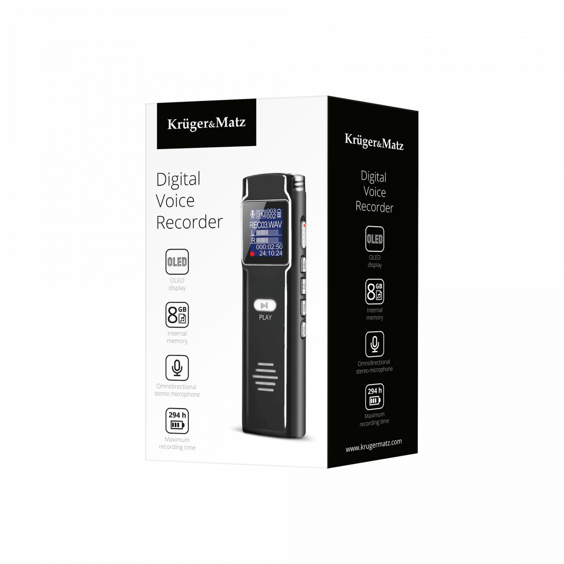 REPORTOFON DIGITAL 8GB KRUGER&MATZ