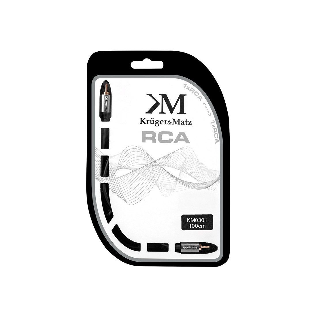 CABLU 1RCA-1RCA 1.0M KRUGER&MATZ