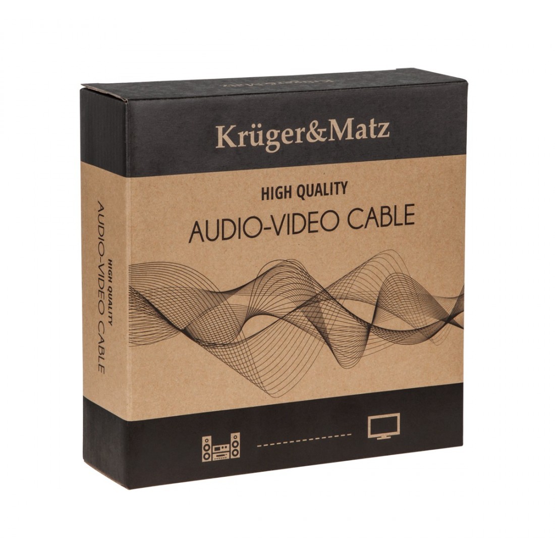 CABLU DIFUZOR MUFA BANANA 3M KRUGER&MATZ