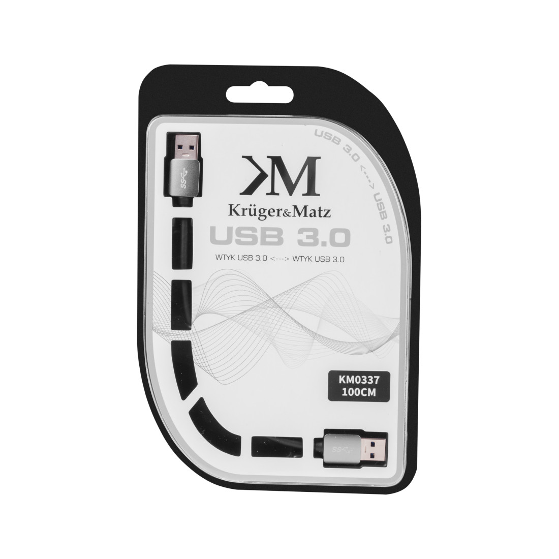 CABLU USB 3.0 TATA - TATA 1M BLISTER KRUGER&MATZ