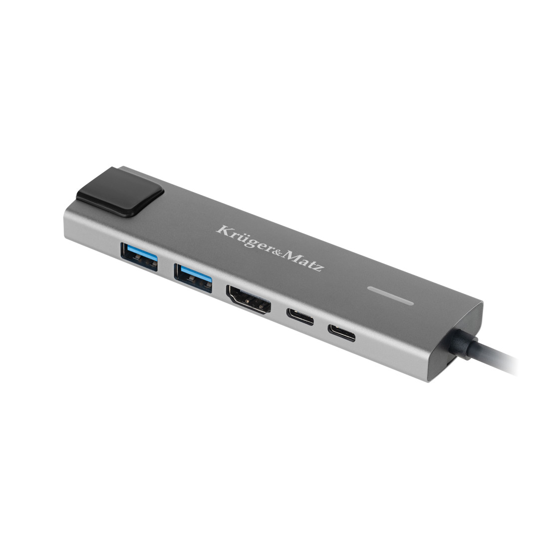 ADAPTOR HUB USB TIP C HDMI/2X USB3.0/2X USB TIP C/RJ45