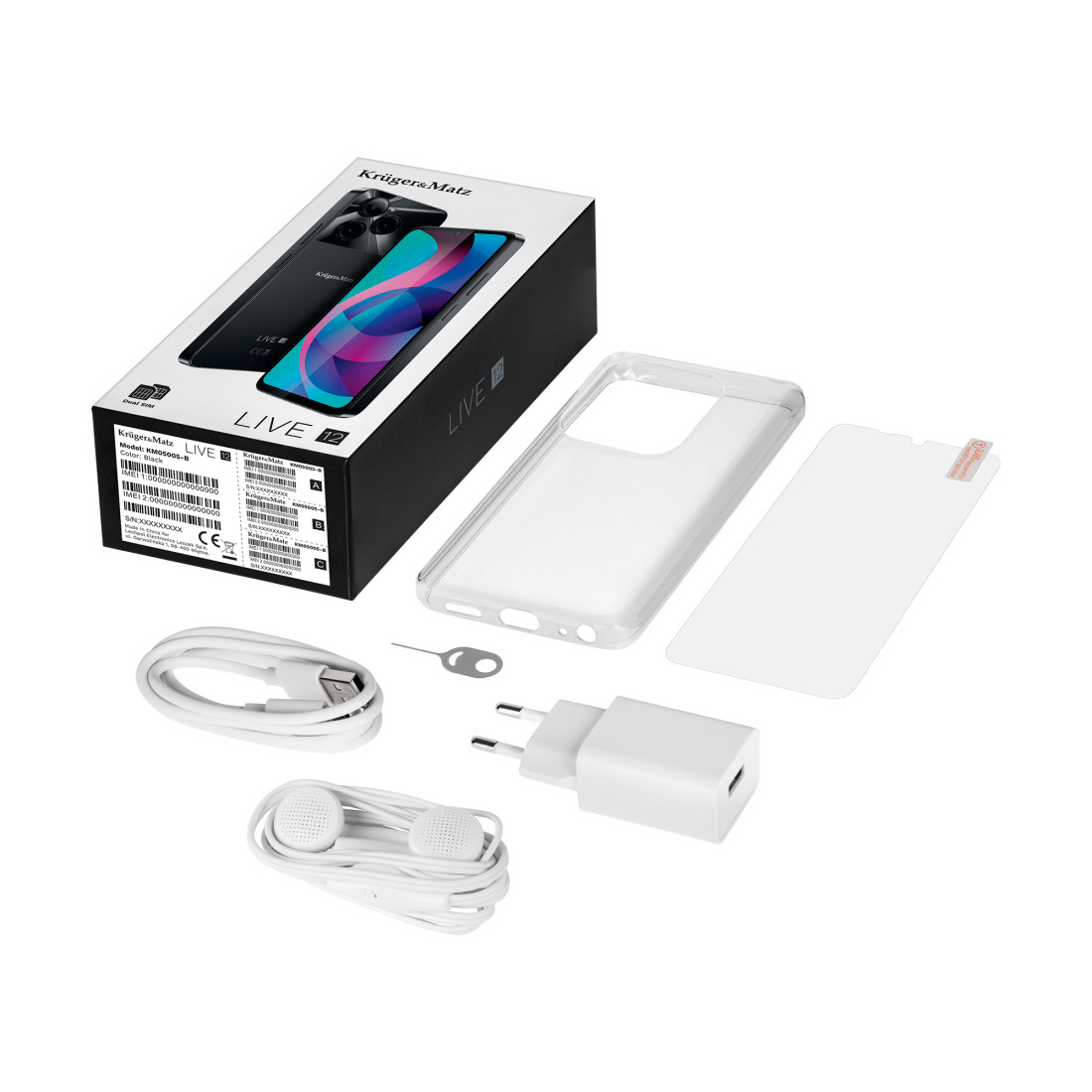 SMARTPHONE LIVE 12 NEGRU KRUGER&MATZ
