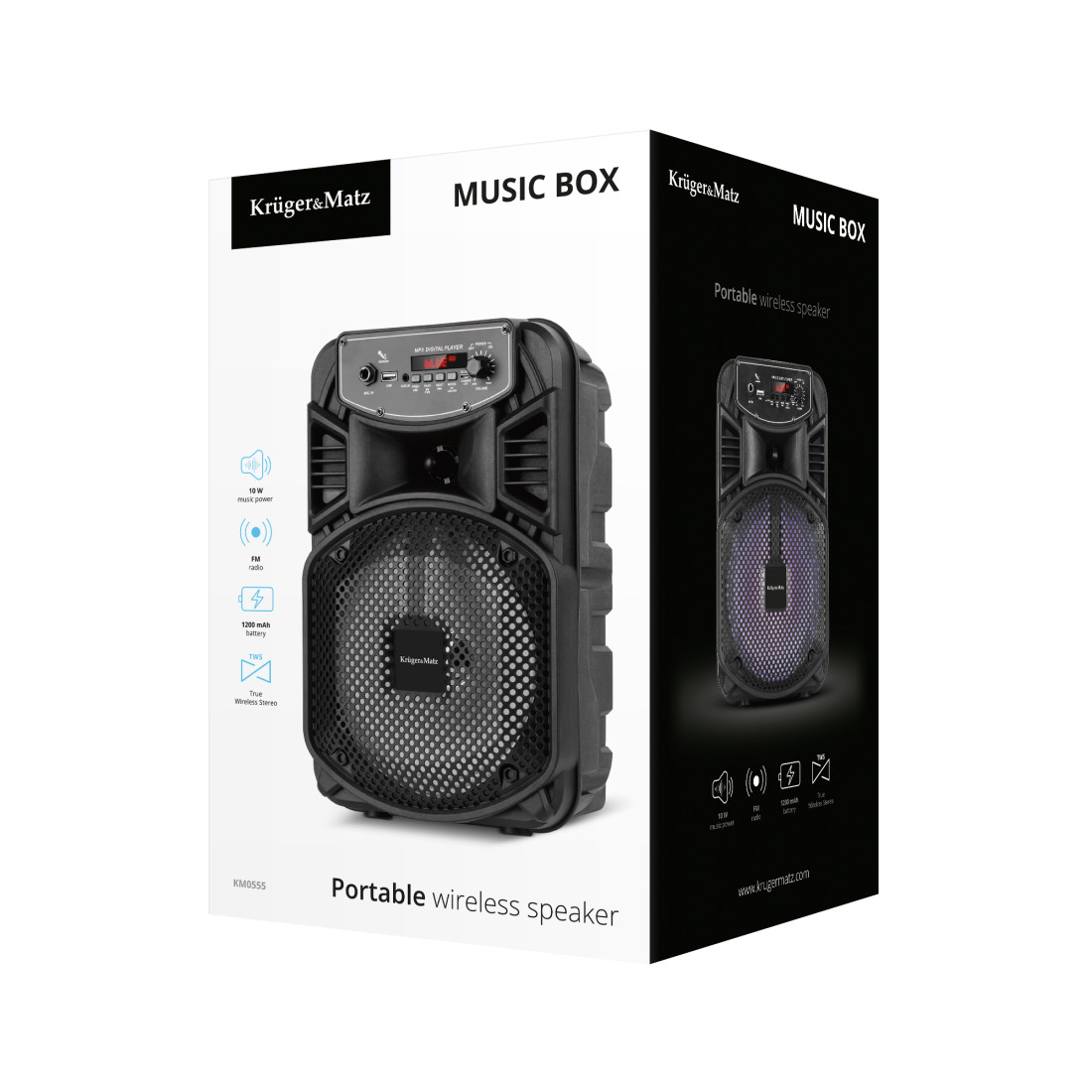 BOXA BLUETOOTH PORTABILA MUSIC BOX KRUGER&MATZ