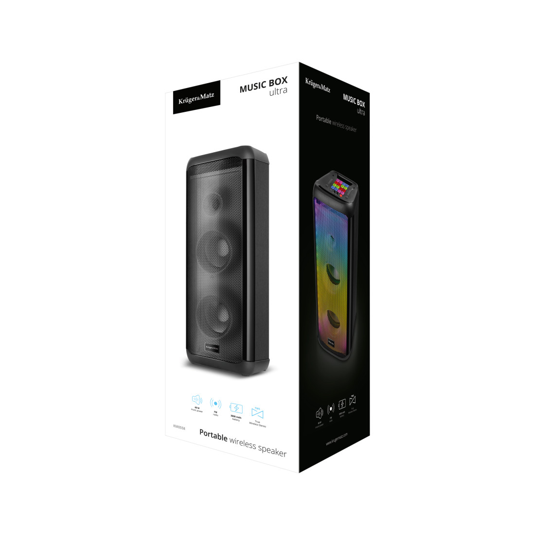 BOXA BLUETOOTH PORTABILA MUSIC BOX ULTRA KRUGER&MATZ