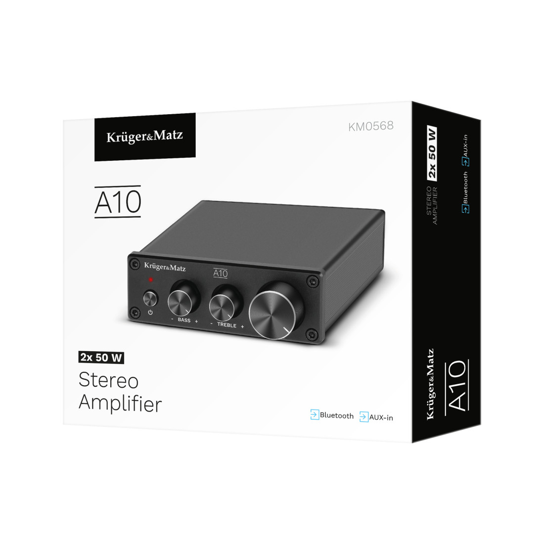 AMPLIFICATOR AUDIO STEREO 2X50W A10 KRUGER&MATZ
