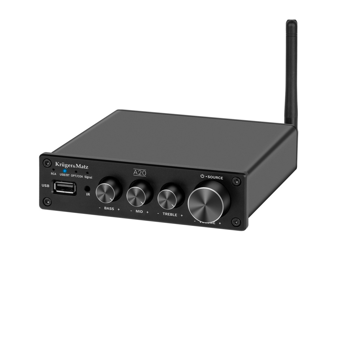 AMPLIFICATOR AUDIO STEREO 2X100W A20 KRUGER&MATZ