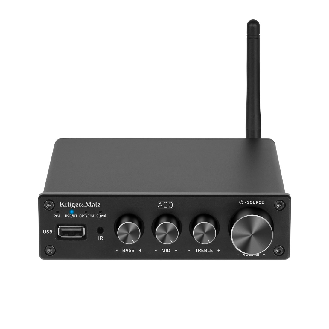 AMPLIFICATOR AUDIO STEREO 2X100W A20 KRUGER&MATZ