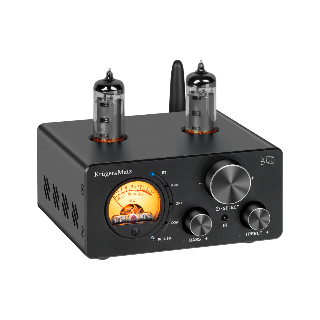 AMPLIFICATOR STEREO LAMPI 6K4 2X100W A60 KRUGER&MATZ