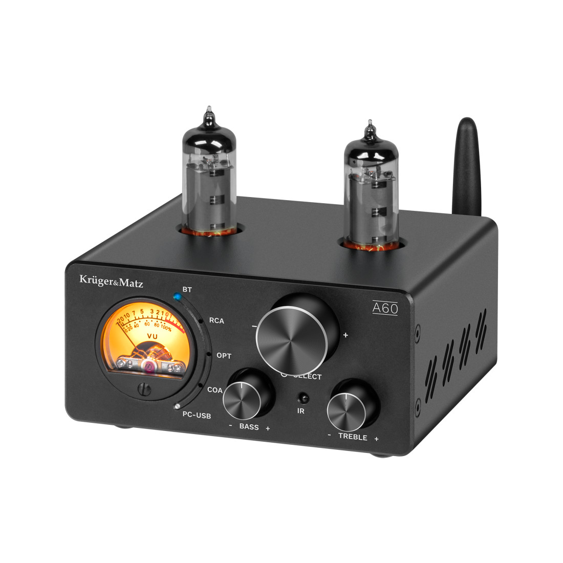 AMPLIFICATOR STEREO LAMPI 6K4 2X100W A60 KRUGER&MATZ