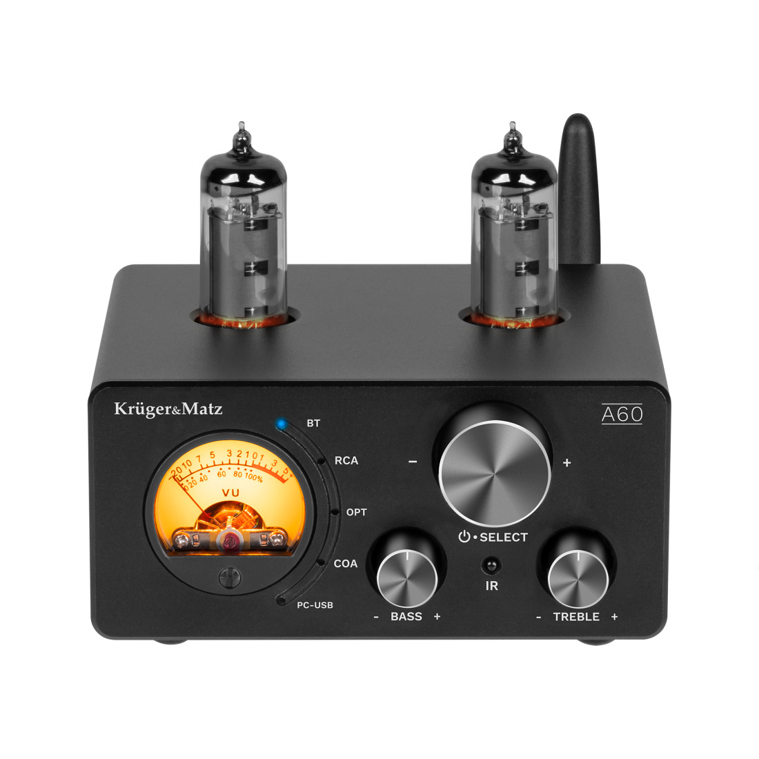 AMPLIFICATOR STEREO LAMPI 6K4 2X100W A60 KRUGER&MATZ