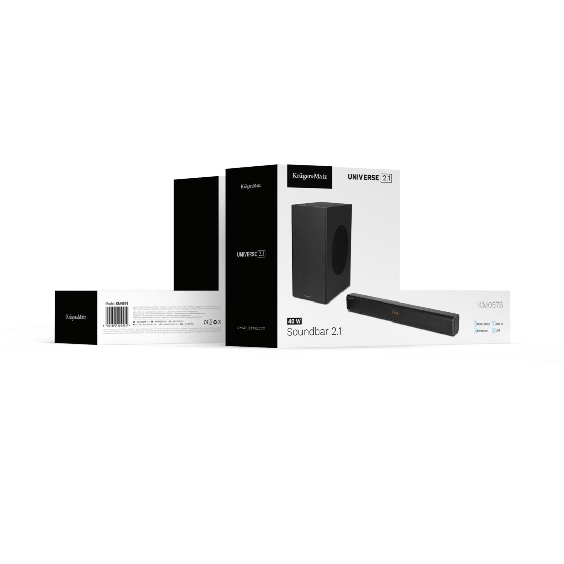 SOUNDBAR 2.1 PLANET KRUGER&MATZ