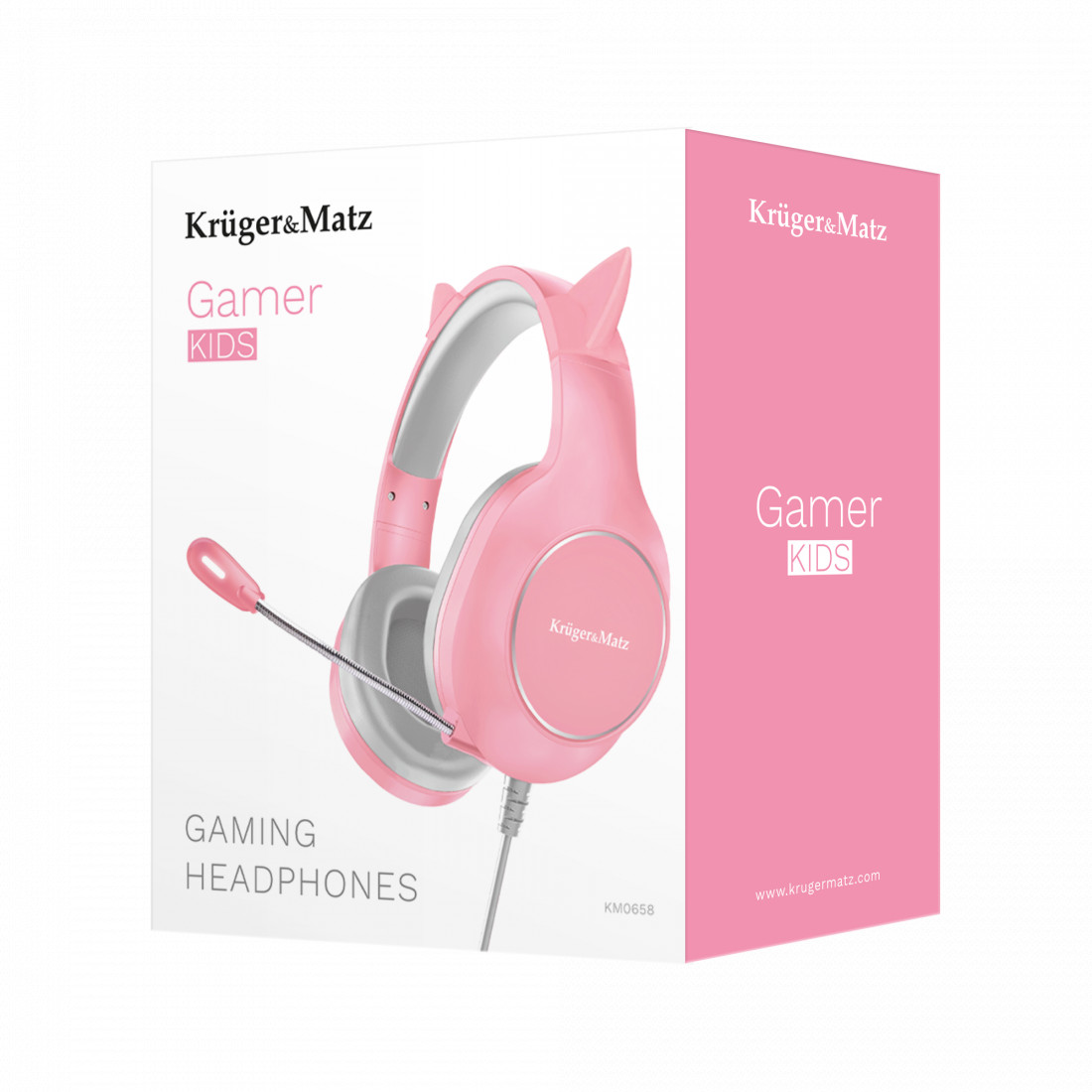 CASTI GAMER KIDS KRUGER&MATZ ROZ