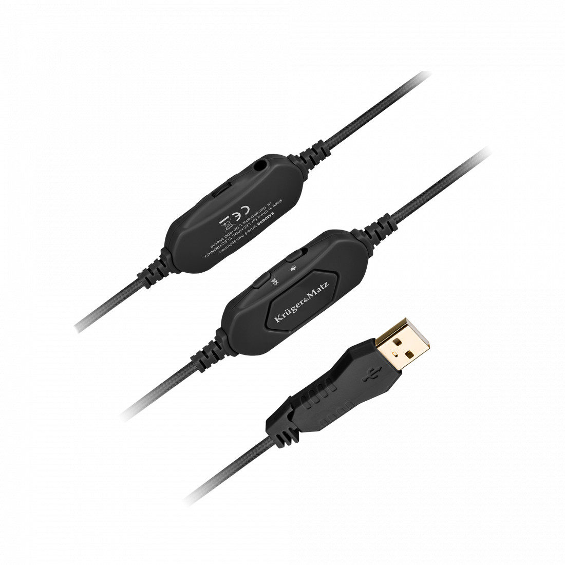 CASTI GAMER KIDS KRUGER&MATZ NEGRU