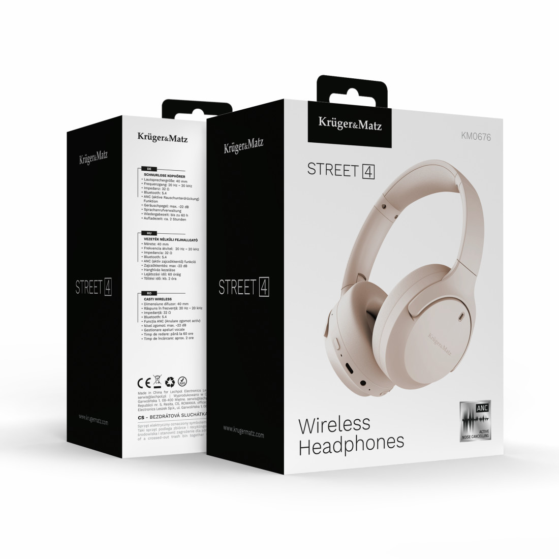 CASTI WIRELESS CU ANC STREET 4 KRUGER&MATZ