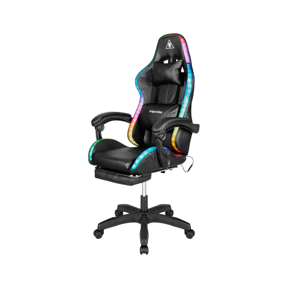 SCAUN GAMING GX-150 NEGRU LED KRUGER&MATZ