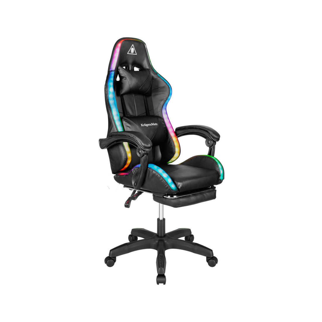 SCAUN GAMING GX-150 NEGRU LED KRUGER&MATZ