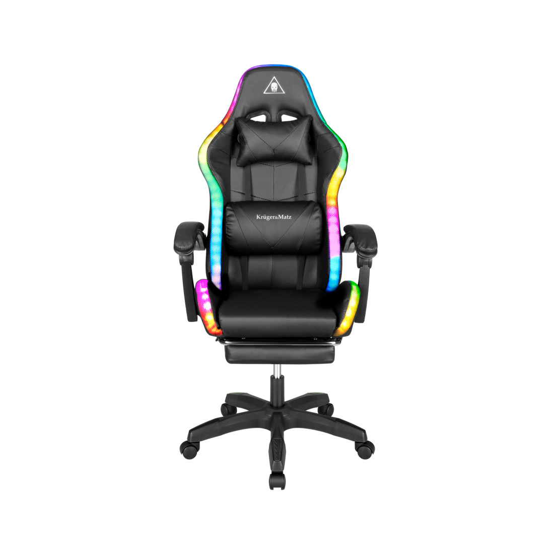 SCAUN GAMING GX-150 NEGRU LED KRUGER&MATZ
