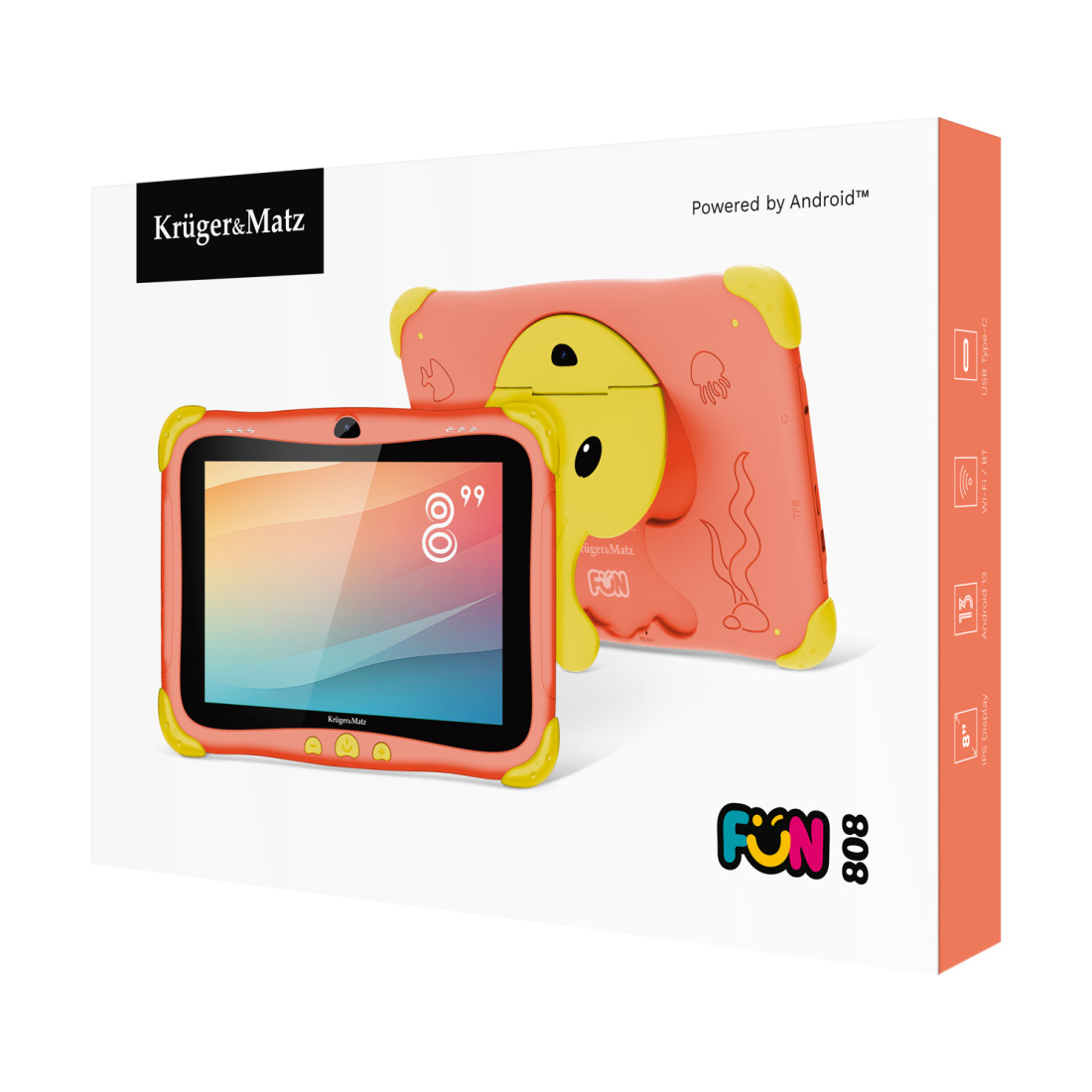 TABLETA COPII ANDROID 8 INCH FUN 808 KRUGER&MATZ