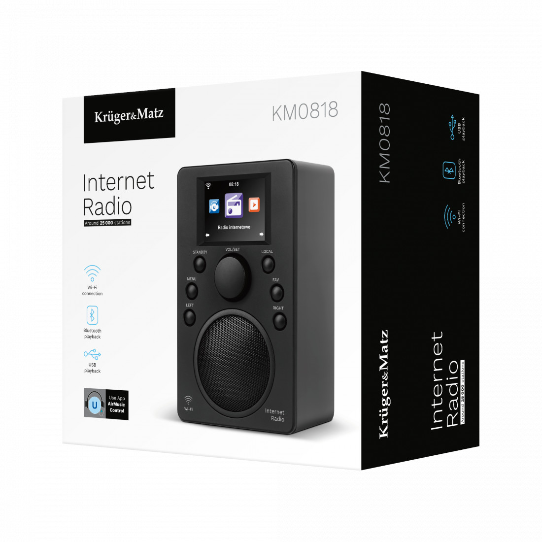 APARAT RADIO INTERNET KRUGER&MATZ
