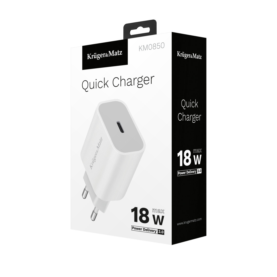 INCARCATOR RETEA POWER DELIVERY 3.0 18W KRUGER&MATZ