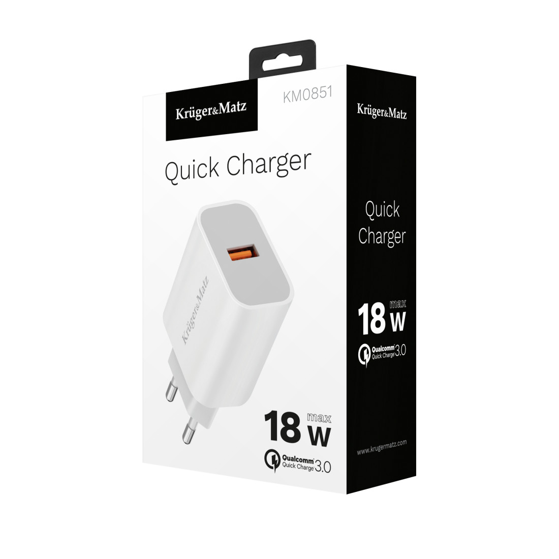 INCARCATOR RETEA QUICK CHARGE 3.0 18W KRUGER&MATZ