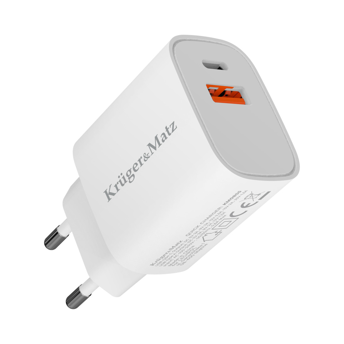 INCARCATOR RETEA GAN PD 3.0 QC 3.0 30W KRUGER&MATZ
